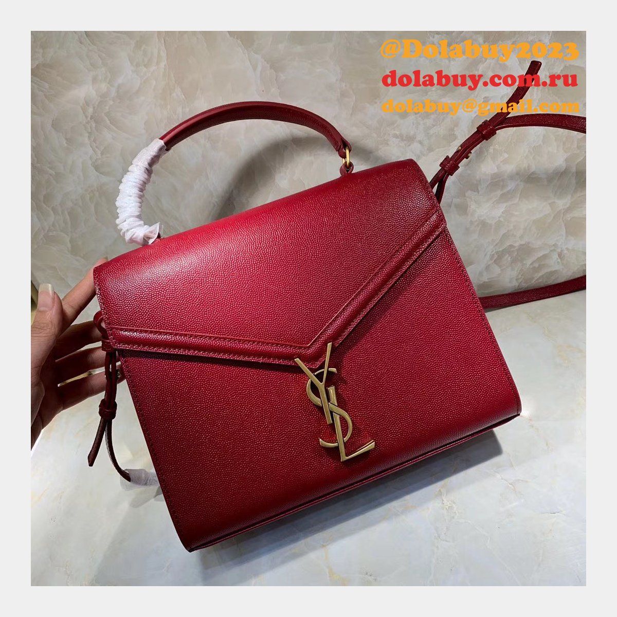 Luxury Replica Saint Laurent Cassandra Top-handle 578000 Bag
