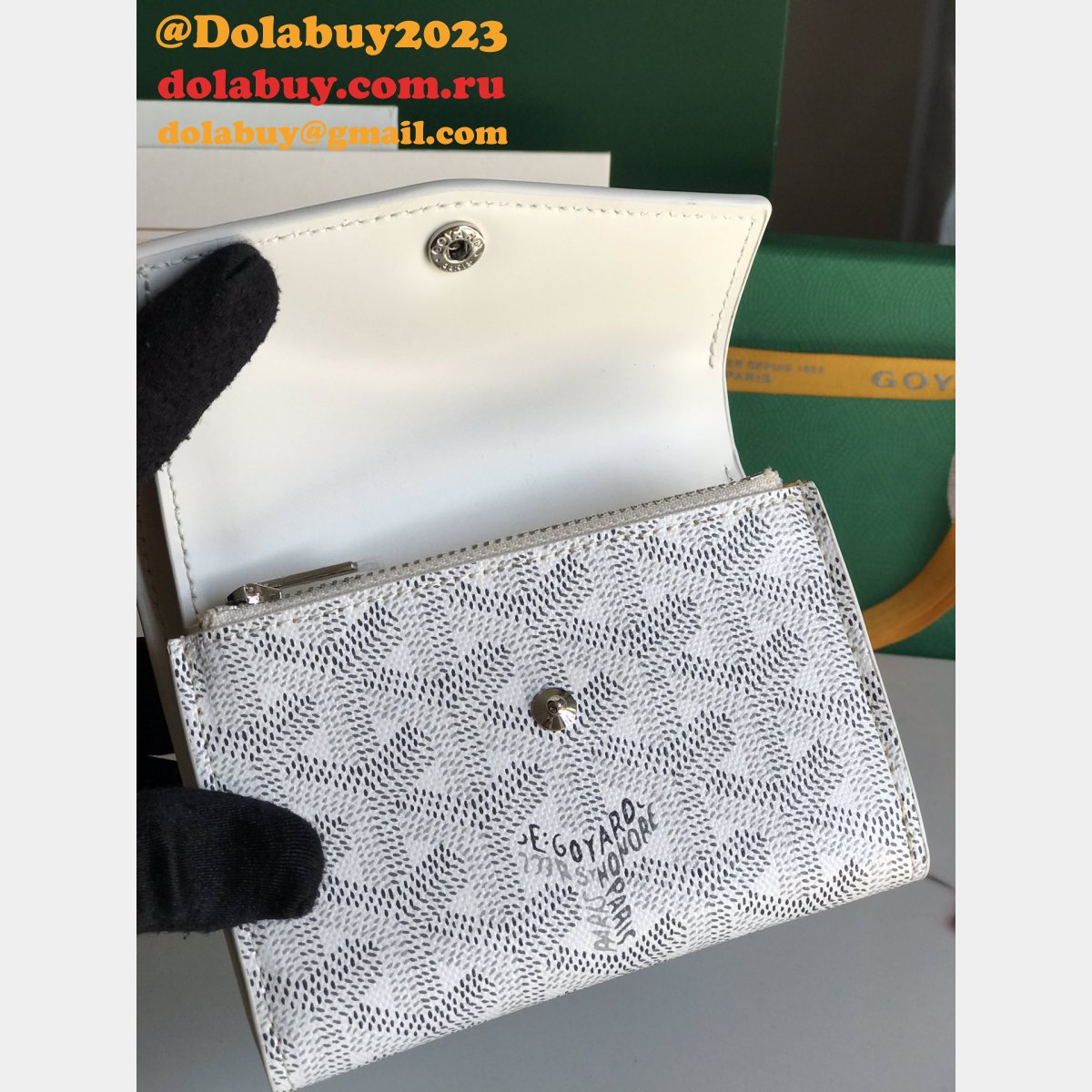 Top Quality Goyardine Saint-Gabriel wallet