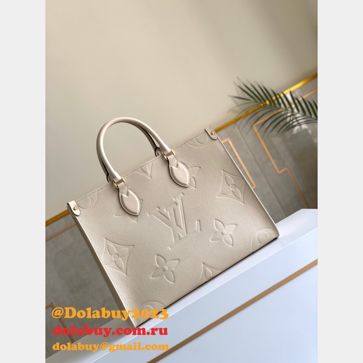 Louis Vuitton M45595 Onthego MM Monogram Empreinte Replicas Bag