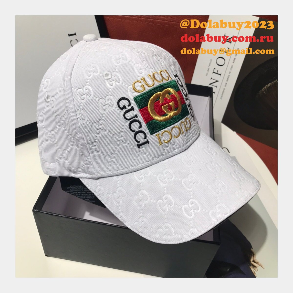 AAA+ Gucci Palace classic pattern simple embroidery logo hats