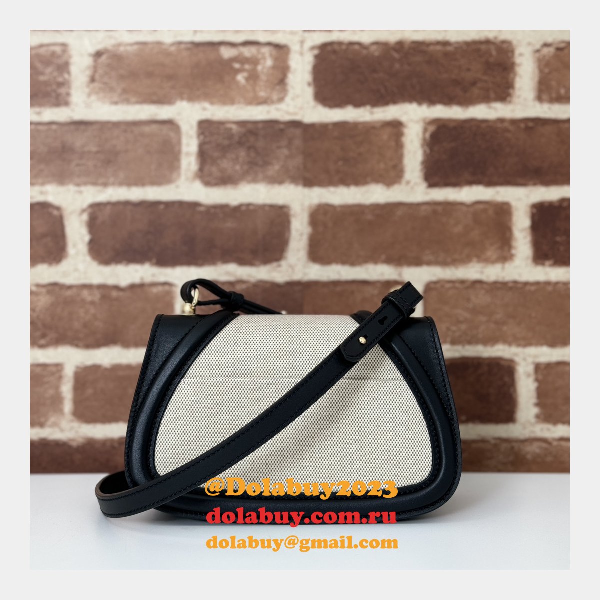 Gucci Blondie Knockoff 815700 Shoulder Natural Canvas Bag
