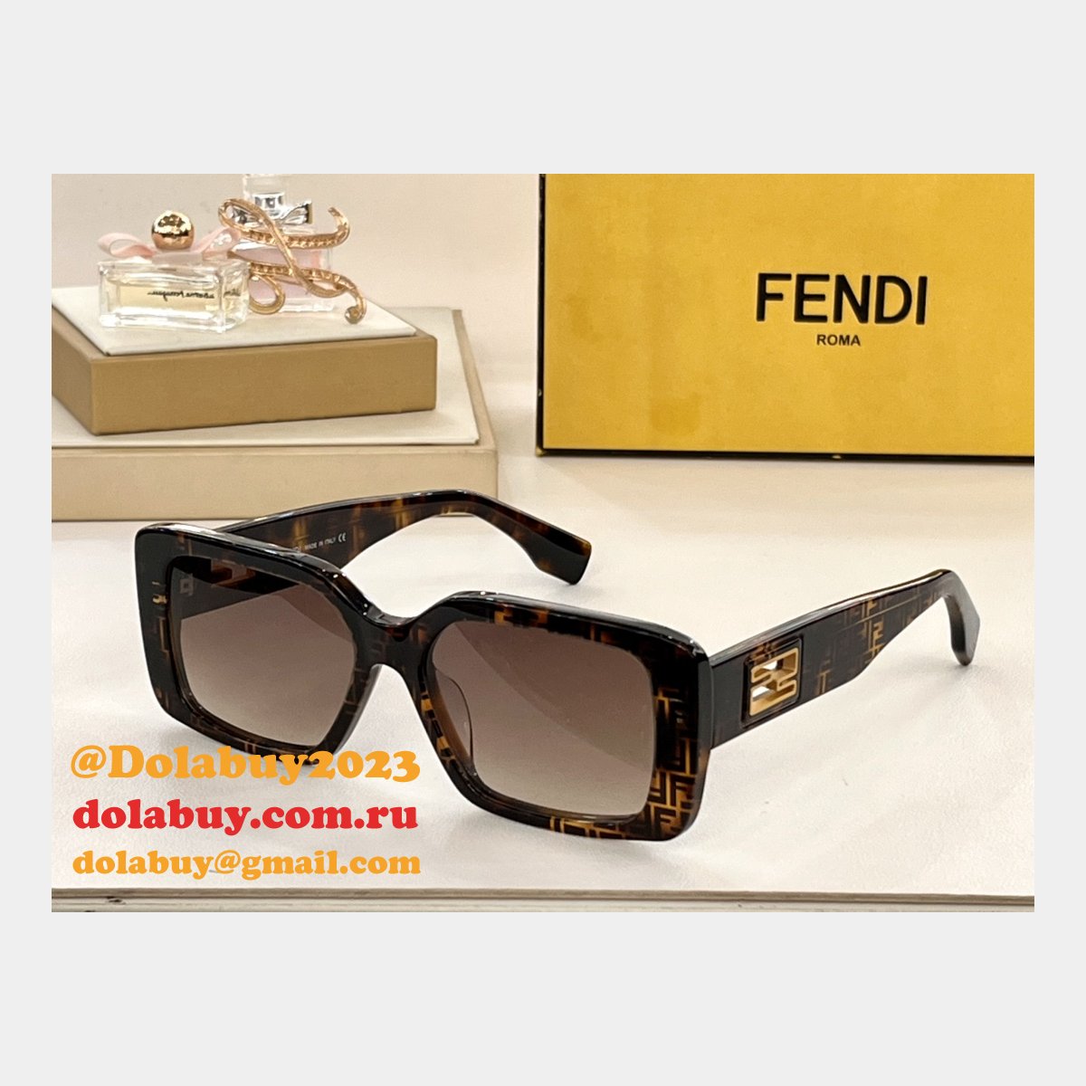 Fendi Inspired Original FD50072l /40128I High Quality Replica Sunglasses