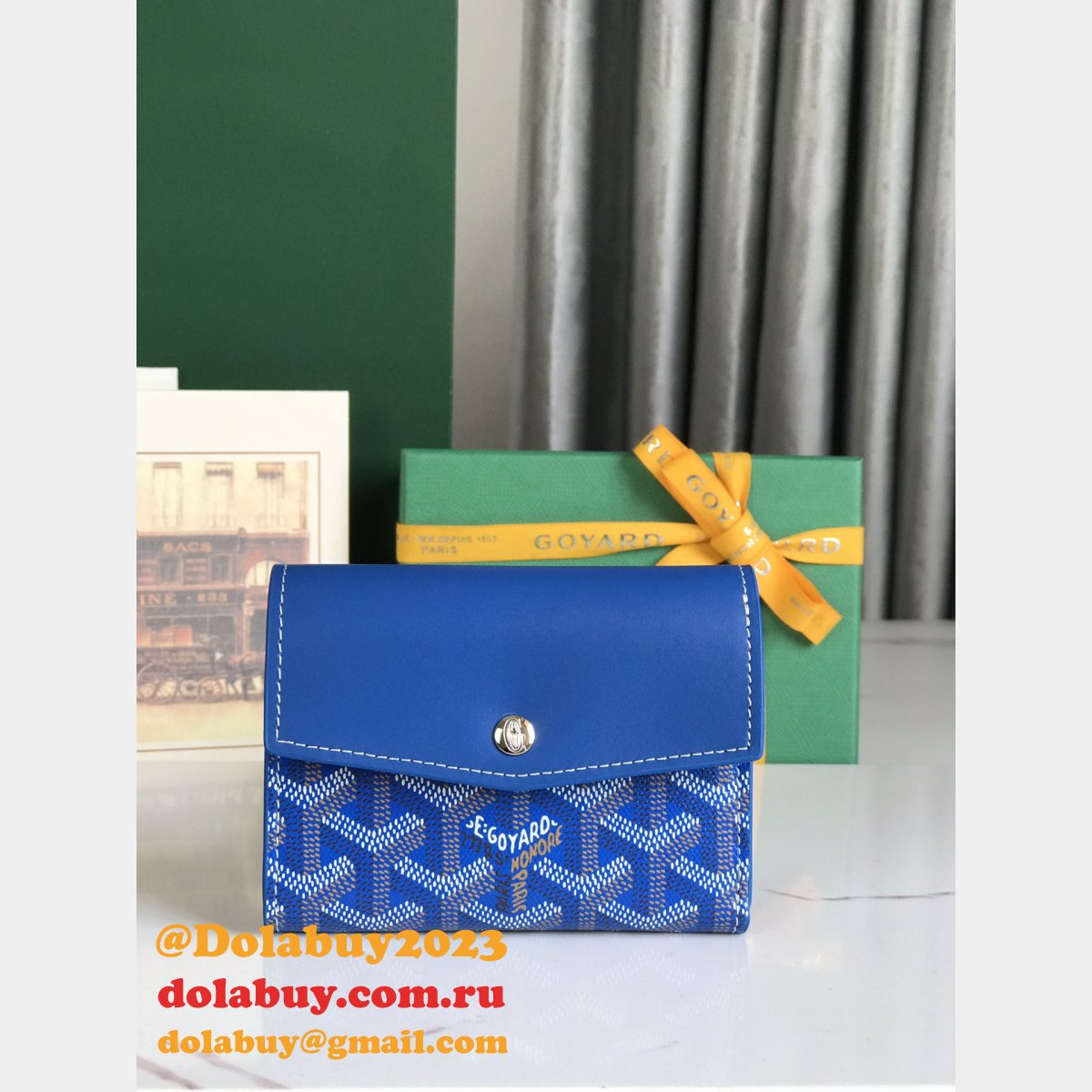 Top Quality Goyardine Saint-Gabriel wallet