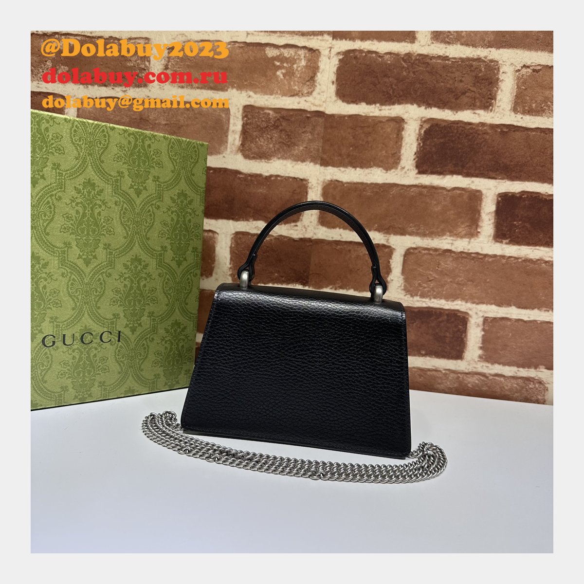 Gucci Wholesale Dionysus Supreme Top Handle Designer 752029 Bag