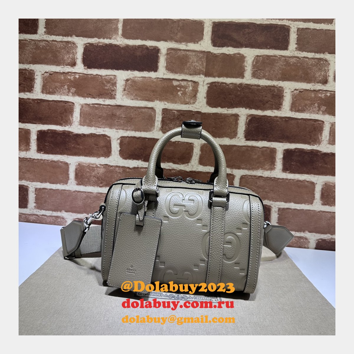 Jumbo GG Replica Gucci 7 Star 725292 Duffle Inspired Bag