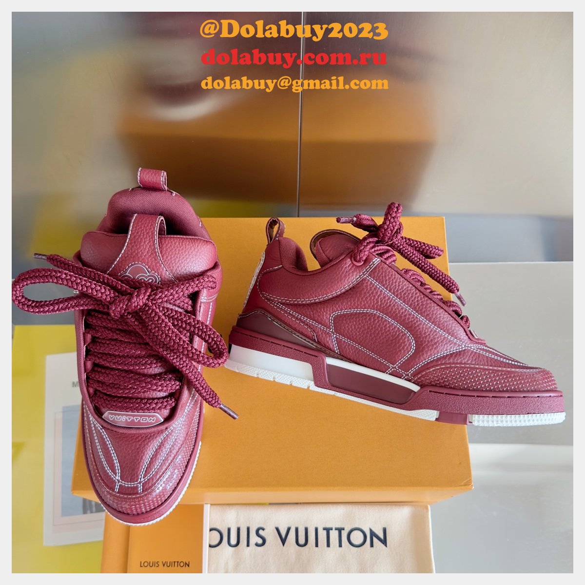 Best LV Skate Sneaker Cheap