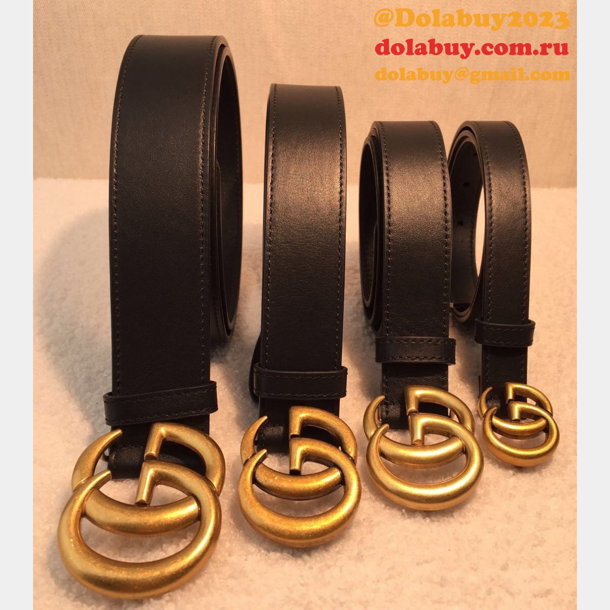 Gucci Belt With Double Big G