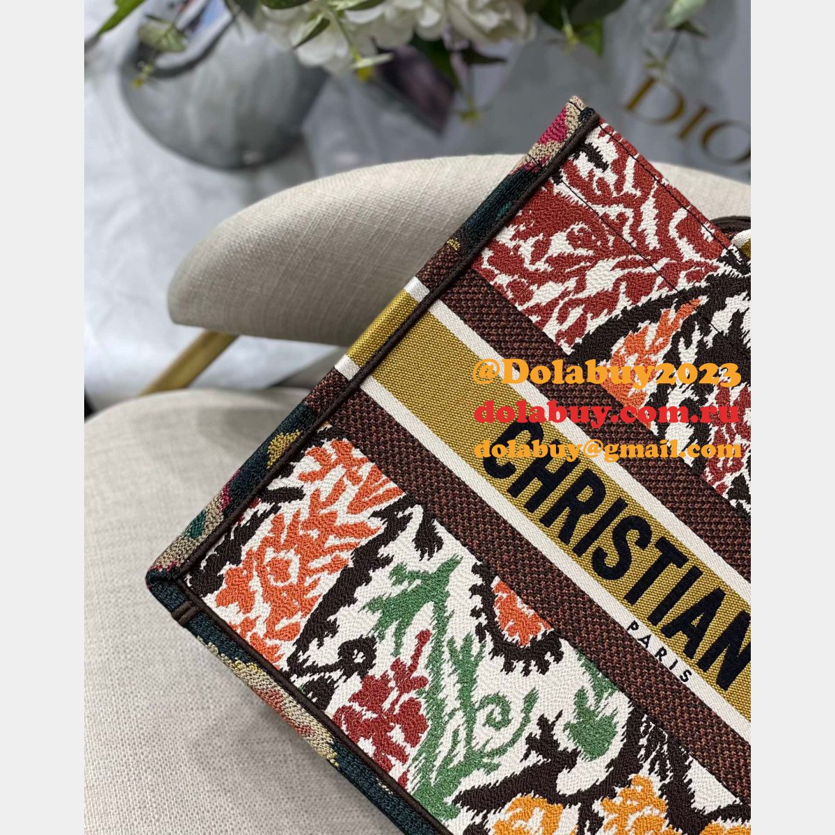 Luxury Replica Top Dio CD Book Tote 36/41.5CM Bag