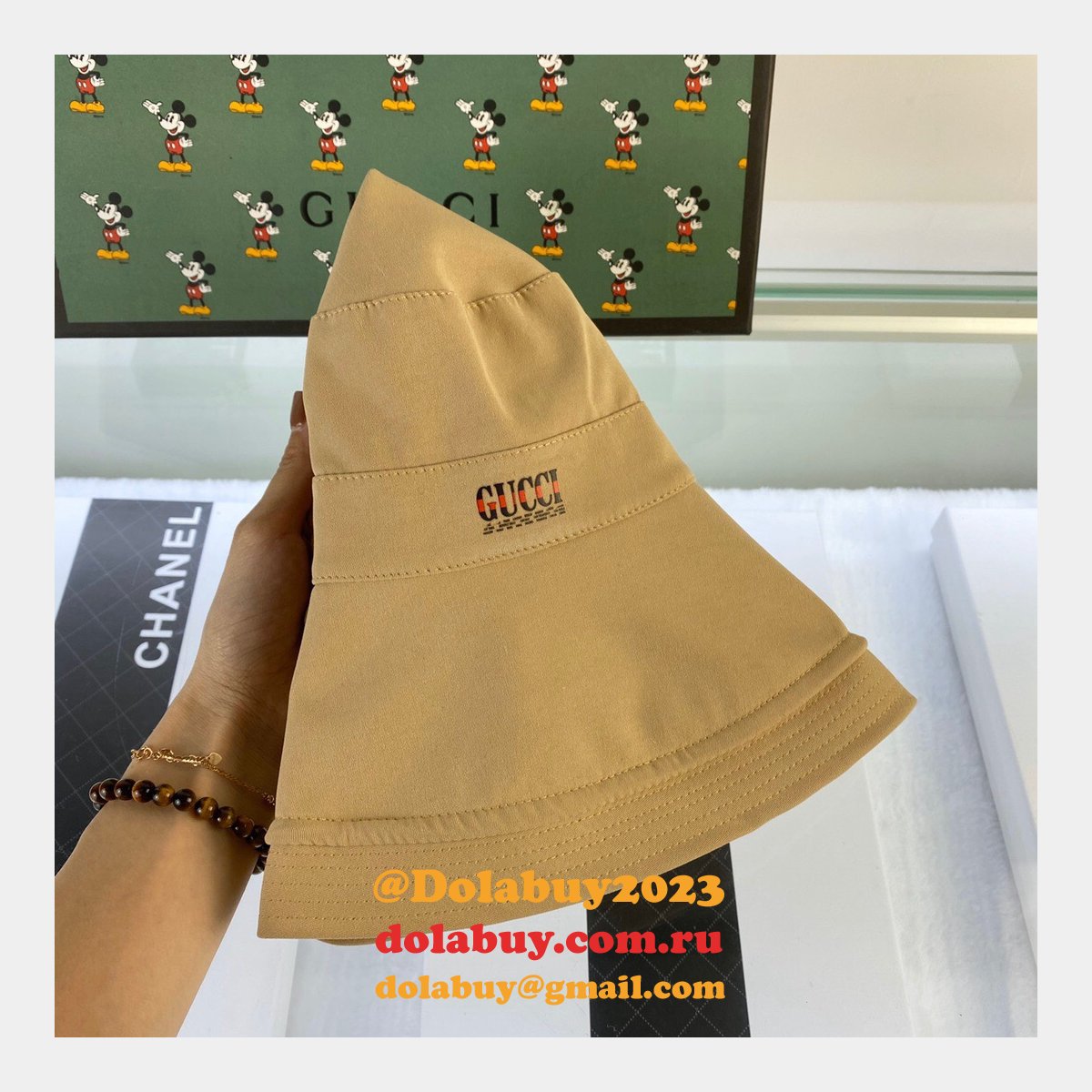 Luxury Gucci Foldable Simple fisherman hat