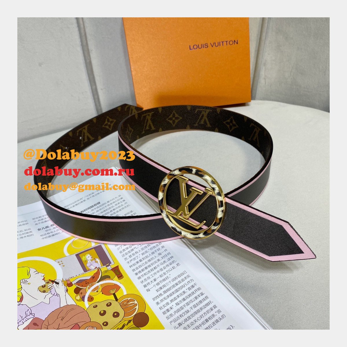 Replica Louis Vuitton All Around 35mm Belts