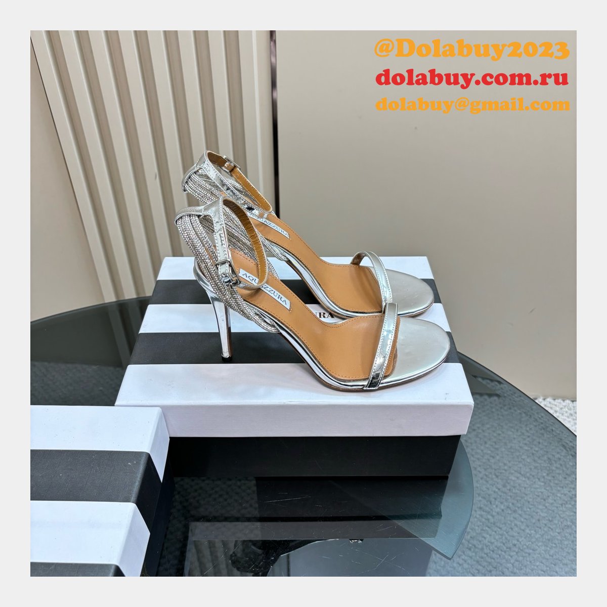 Top Quality AAA+ Aquazzura High-heeled Sandals 10CM