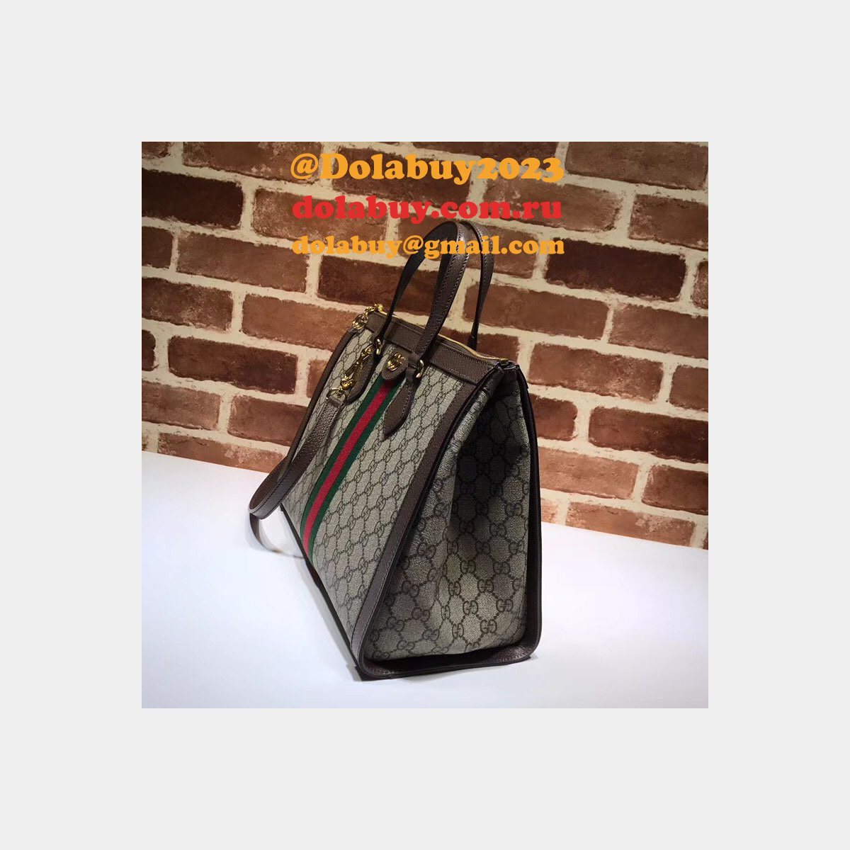 high quality G*u*i gg supreme ophidia medium tote 524537 bag