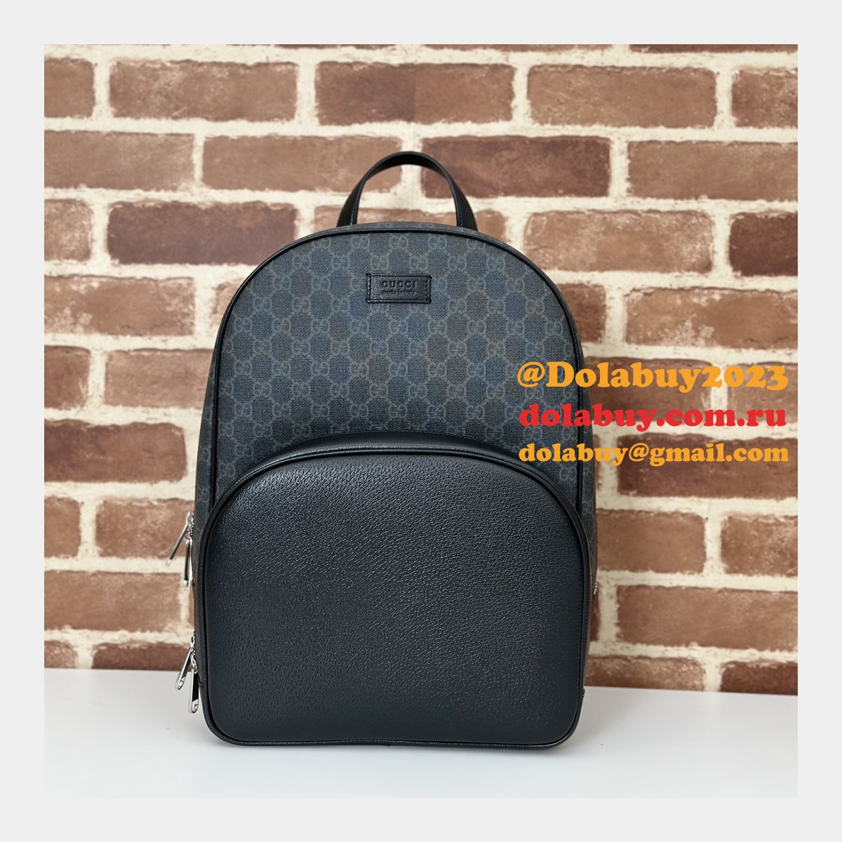 Gucci 7 Star GG Backpack 795462 Mens Supreme Replica Bag