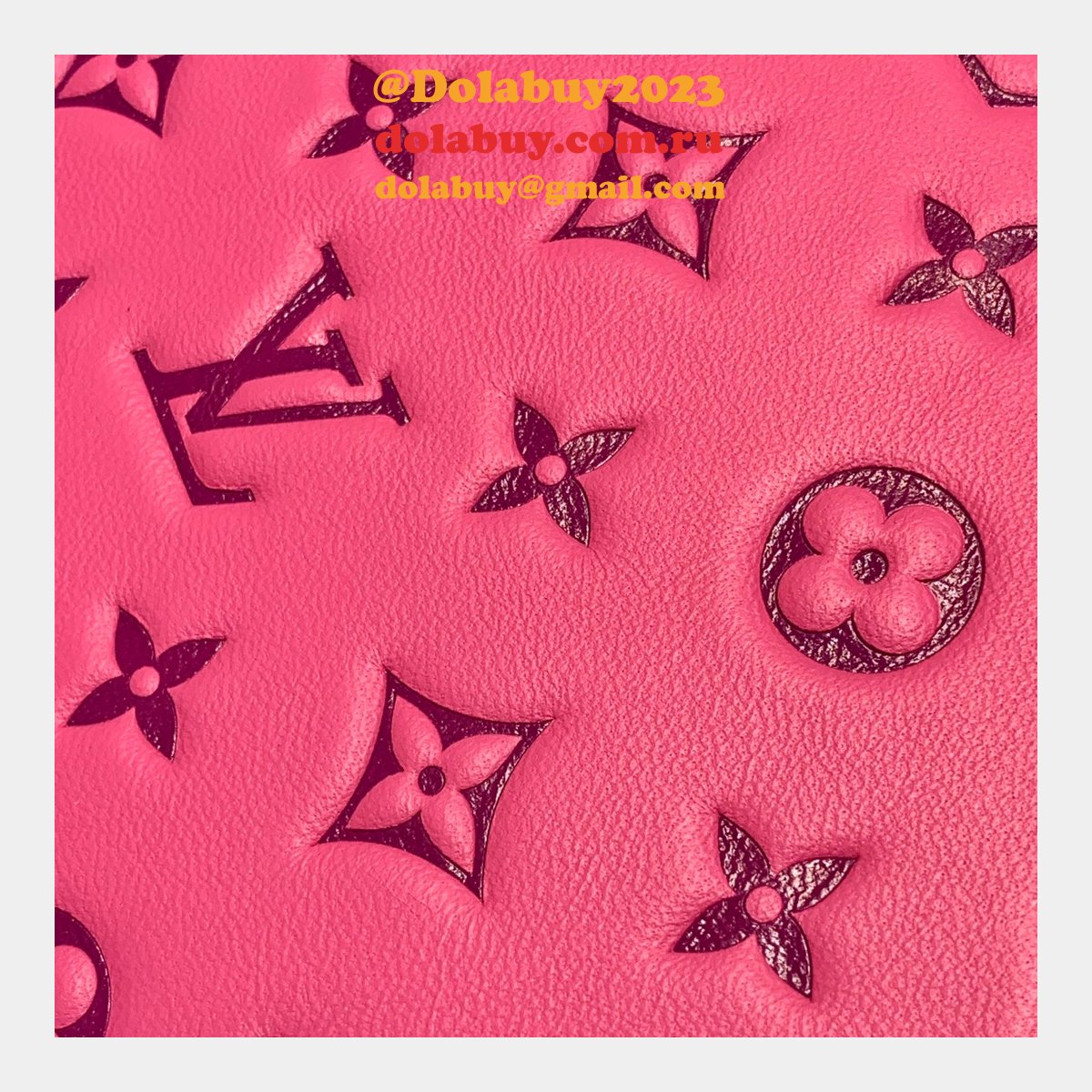 Quality Louis Vuitton Best Coussin PM H27 M58628/M58626 Pink/Blue Handbags