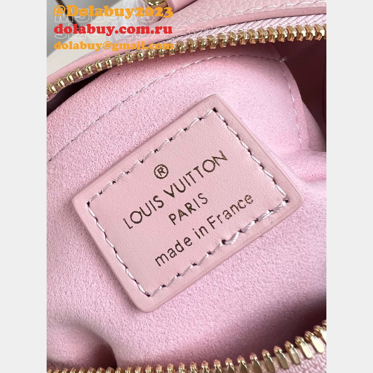 Perfect Pink M47136 Speedy Bandoulière 20 Replicas Louis Vuitton Bag