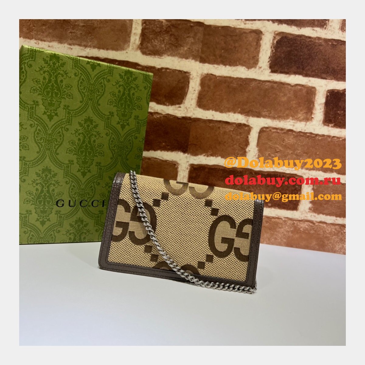 Gucci Top Quality Dionysus 476432 GG Supreme Super Replica Bag