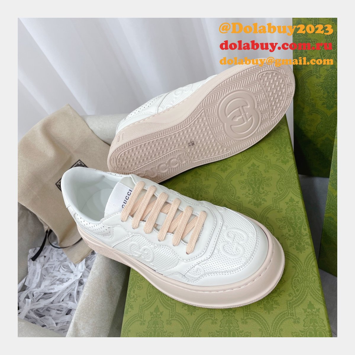 G*u*i replica gg logo shoes online