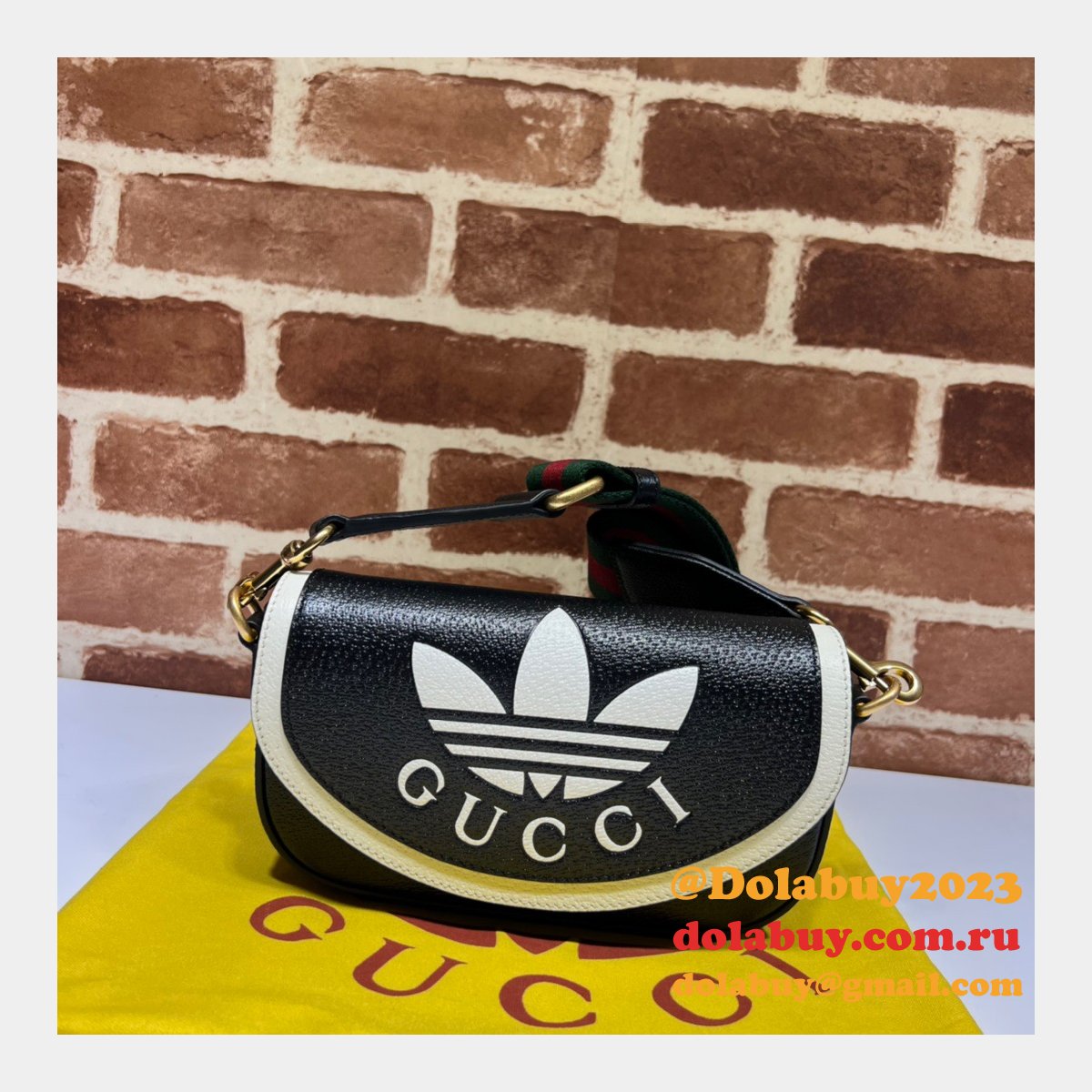 inspired adidas x G*u*i 727791 high quality replica bag