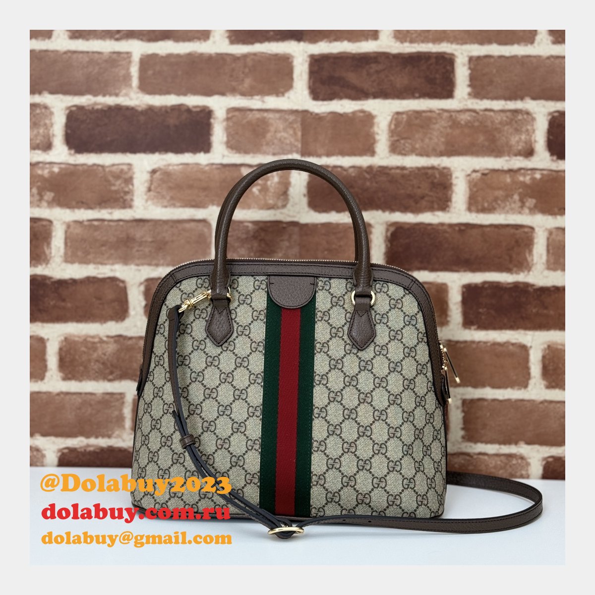 Ophidia Medium Top Handle 795258 Designer Gucci Fake Bag