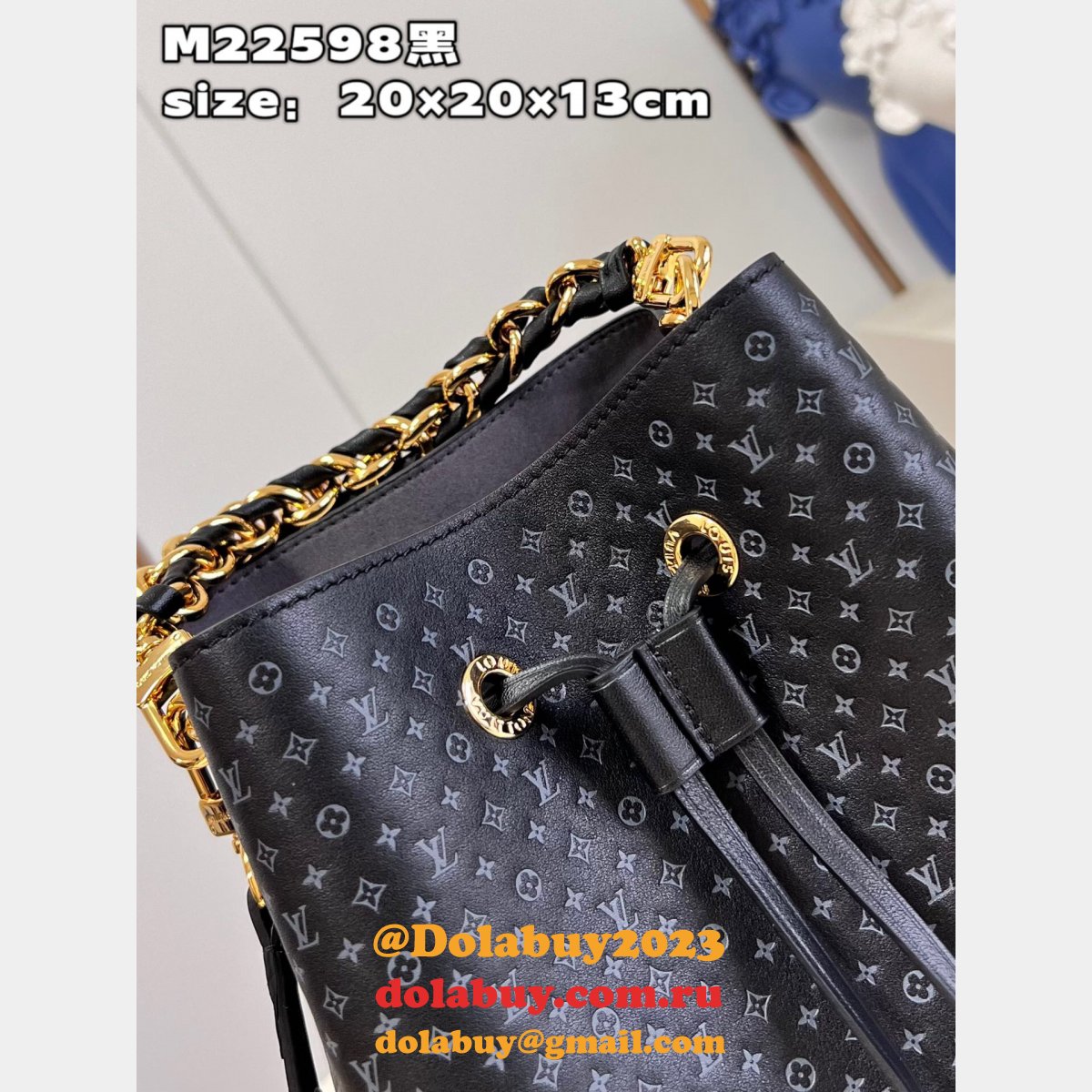 Neonoe H27 Louis Vuitton Lock Monogram M22598 Replica Bag