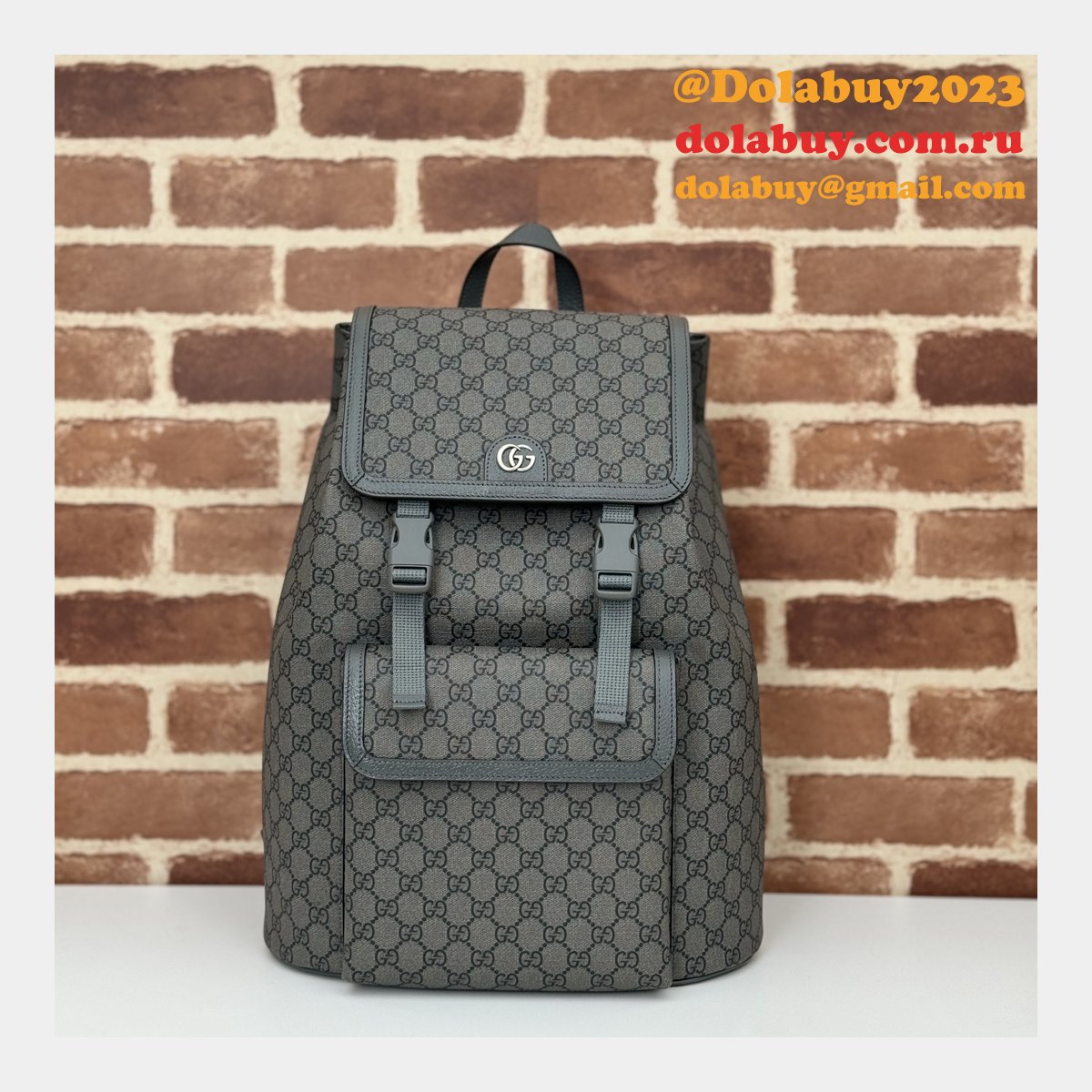 Gucci Wholesale Fake Ophidia Large GG Backpack 792104 Bag