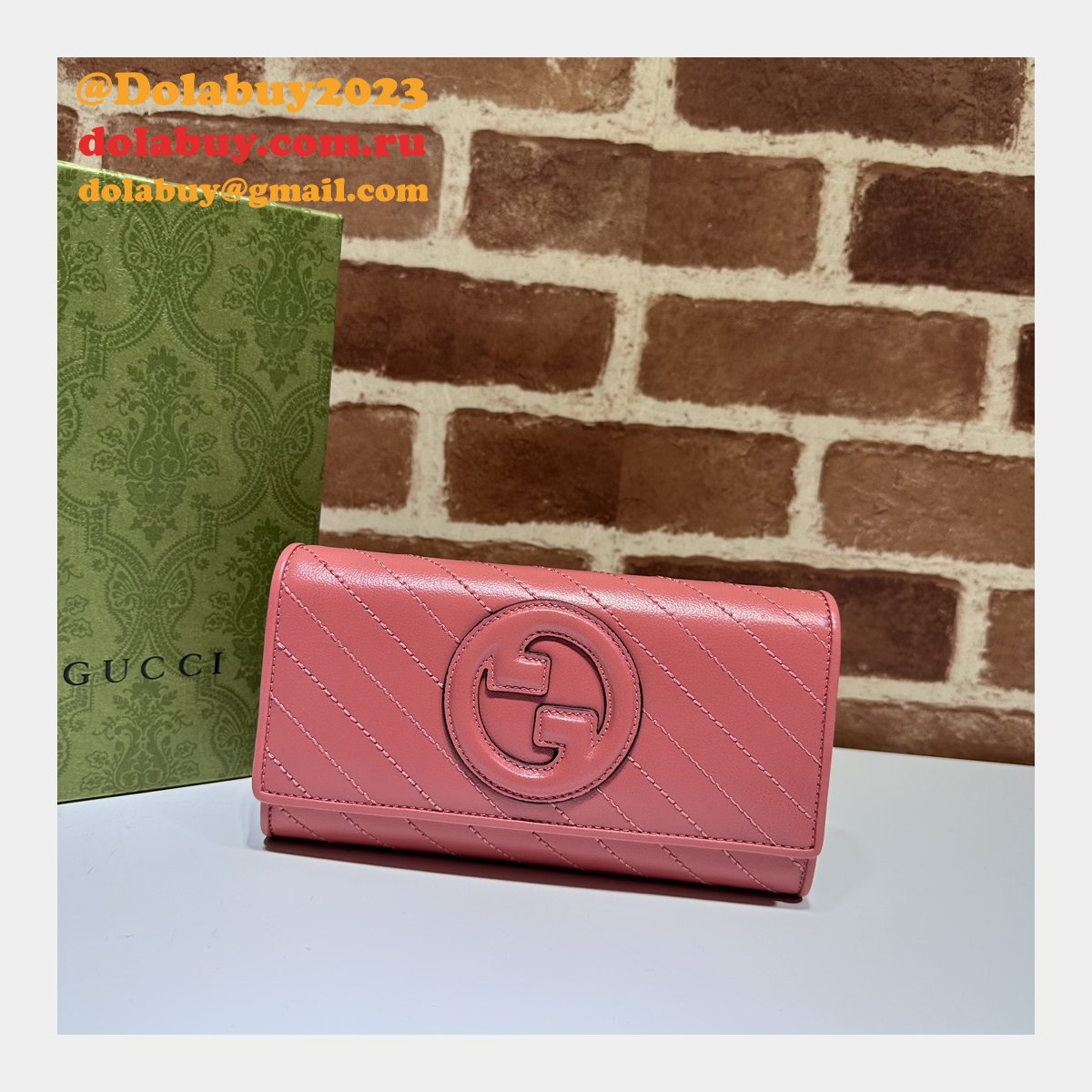Gucci Replica Blondie Continental Wallet 1:1 Mirror 760302 Bag