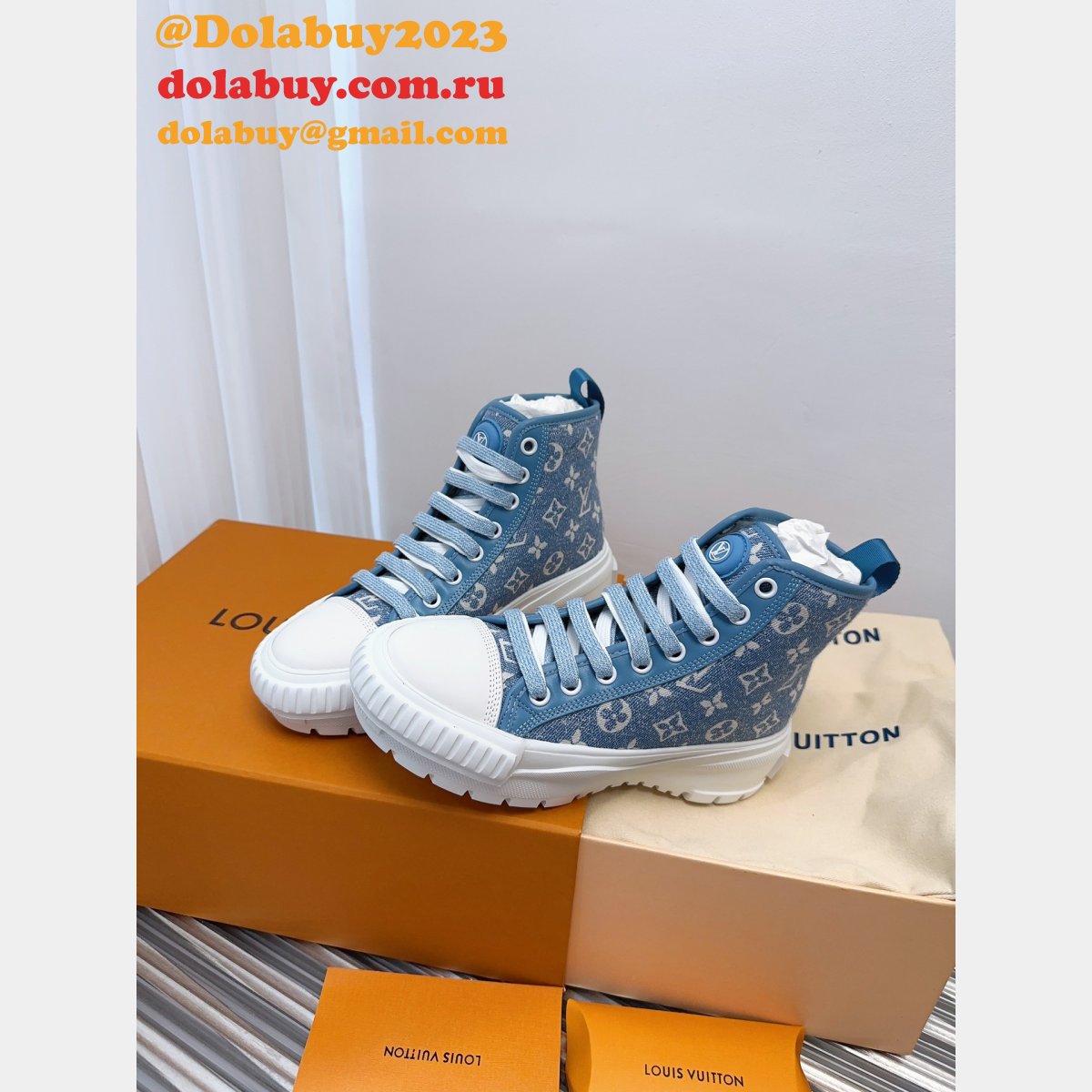 Replica Louis Vuitton Designer Squad Sneaker AAA+ Shoes