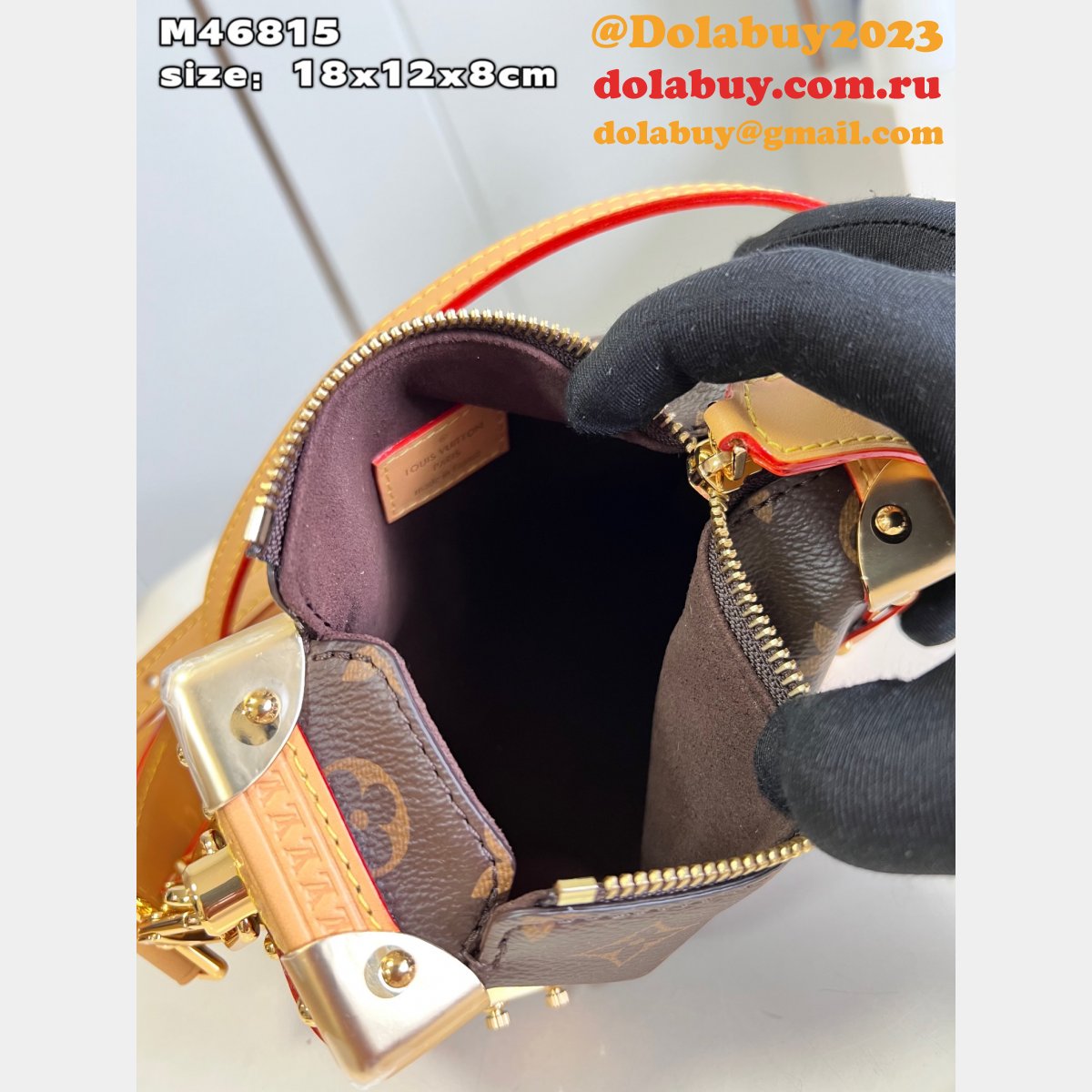 Petite Malle Louis Vuitton Replica M46815 Monogram Reverse Bag