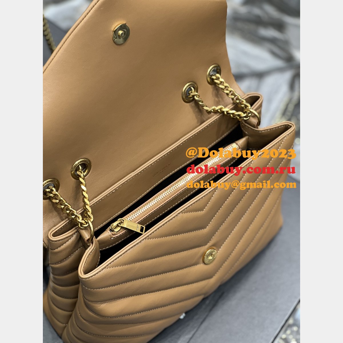 Designer Perfect YSL LOULOU 487216 HANDBAG 32CM