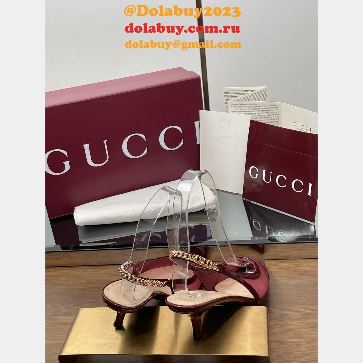 Fashion GUCCI Signoria Slingback Pump