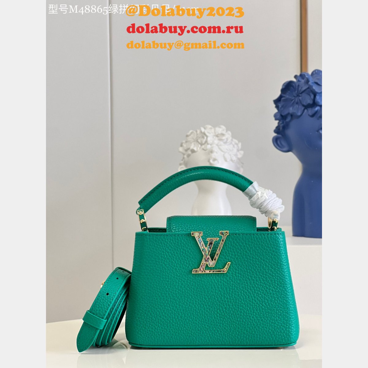 Louis Vuitton Perfect Capucines Structured Crossbody Satchels M48865 Fake