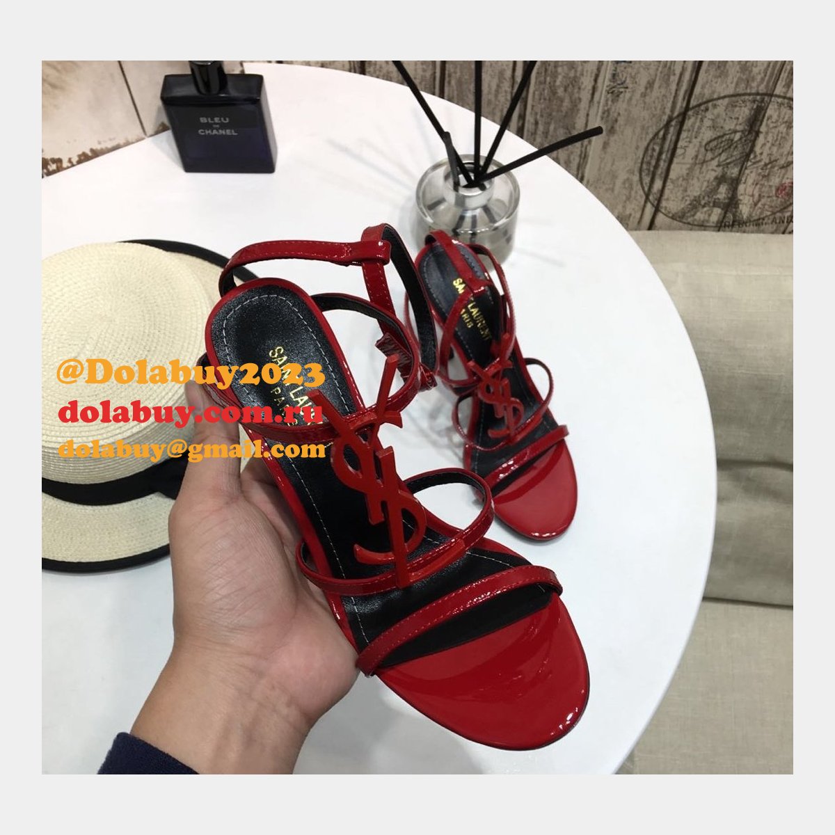 Saint Laurent High Heel Sandals 004