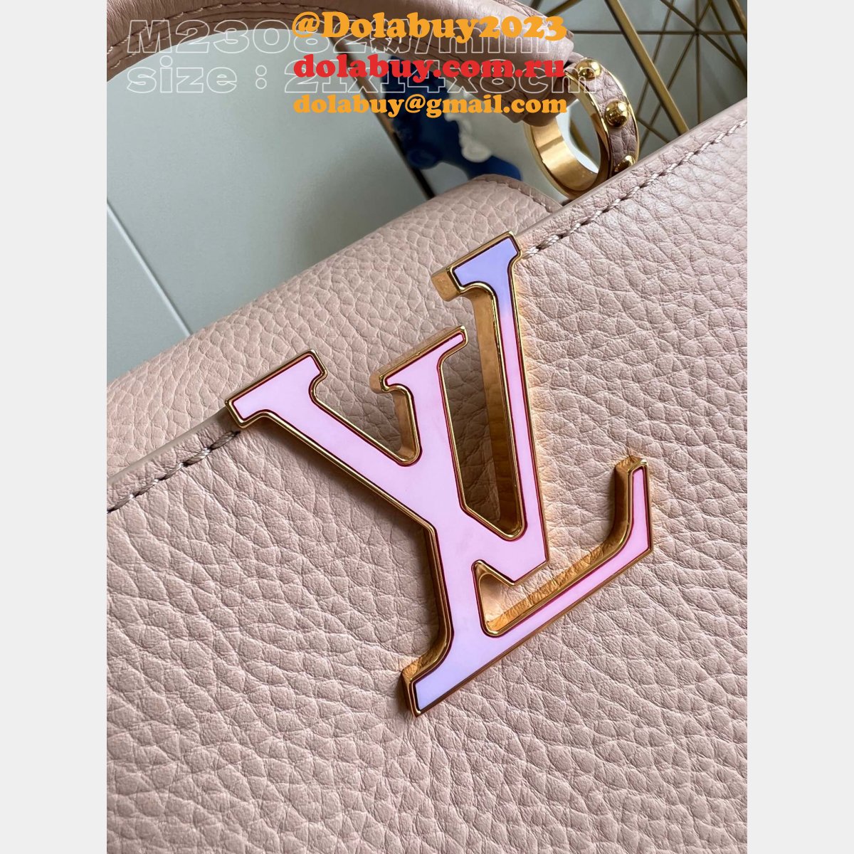 Capucines M23082 Louis Vuitton Inspired Best High Quality Bag