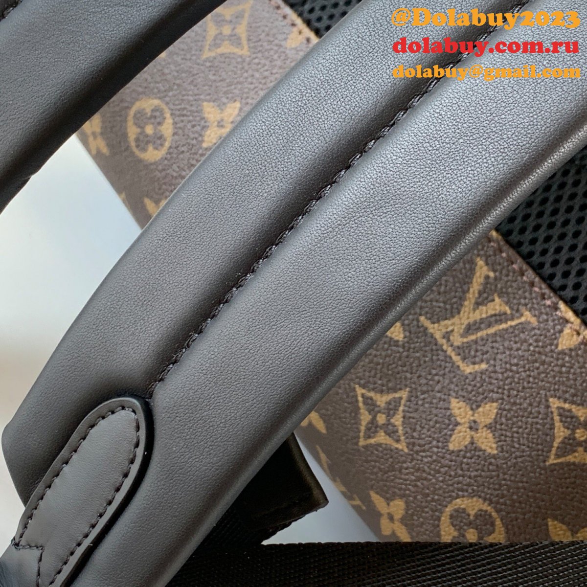 Louis Vuitton Dean Backpack Monogram Macassar Canvas M45335 Brown