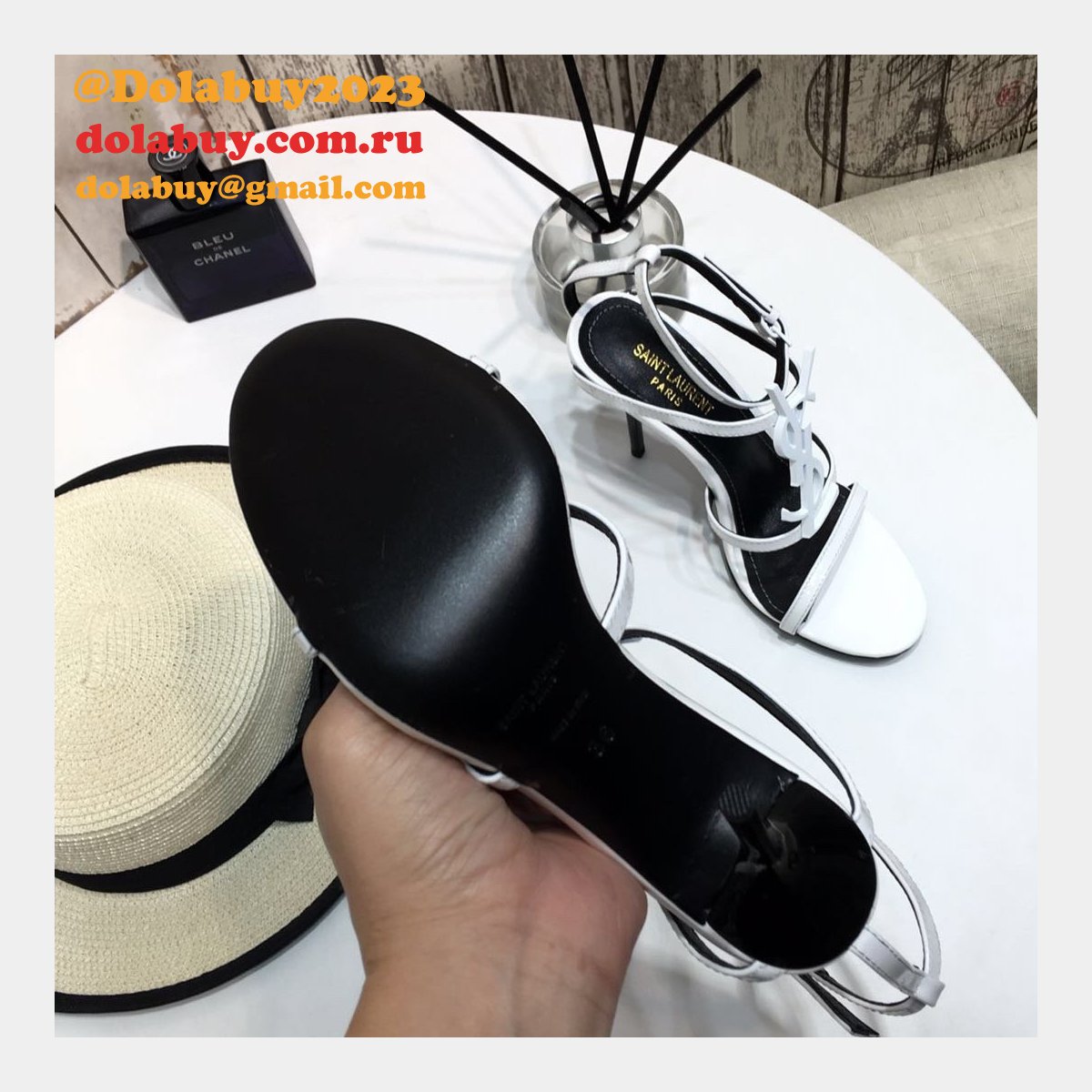 Saint Laurent High Heel Sandals 002