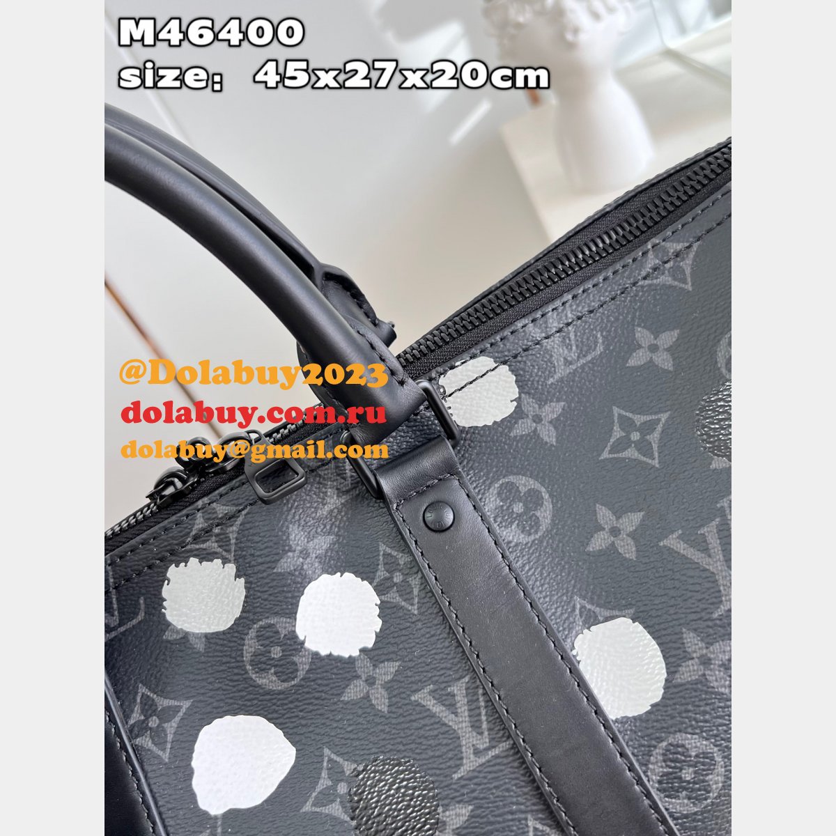 New Louis Vuitton Keep all Monogram Eclipse M46400
