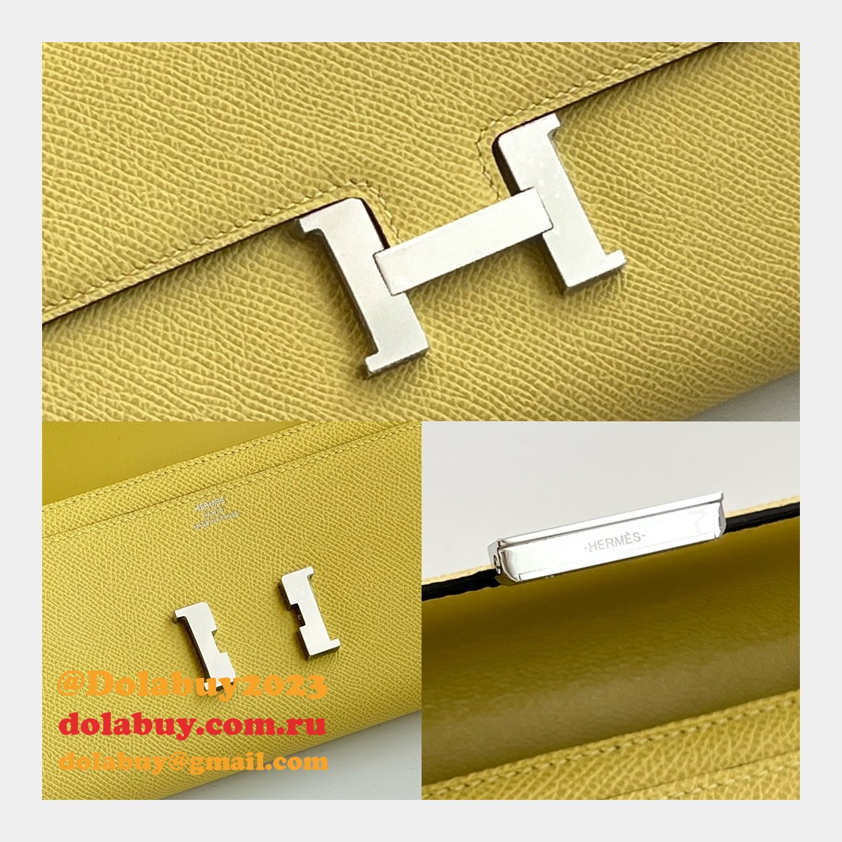 7 Star hermes constance to go clutch bag