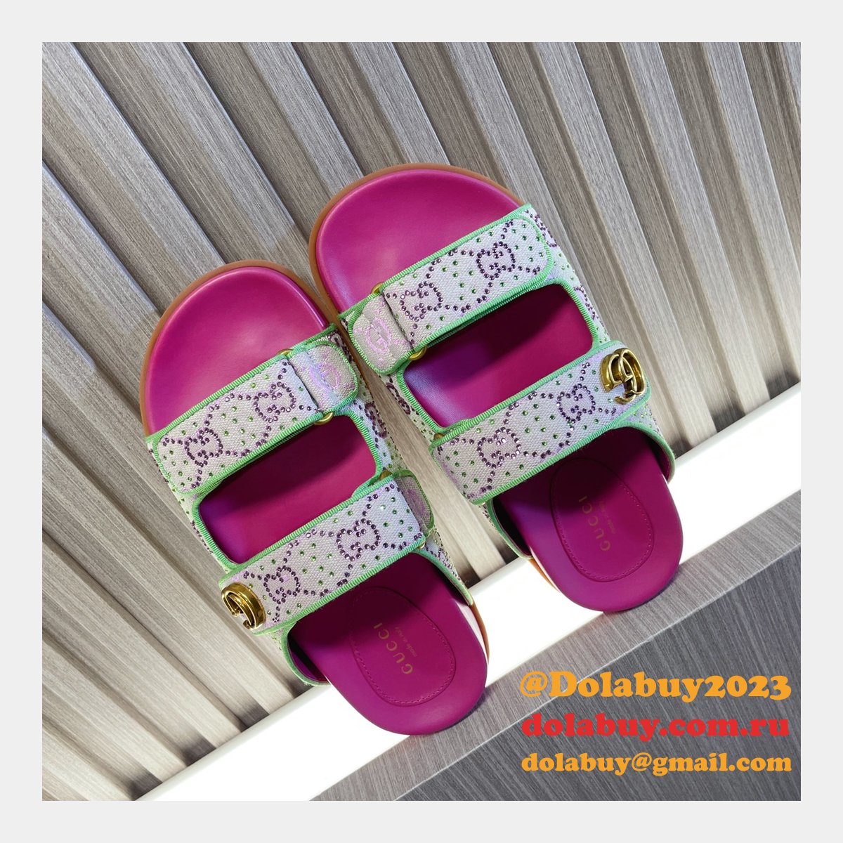 Top Quality gucci 1:1 Mirror women SANDAL