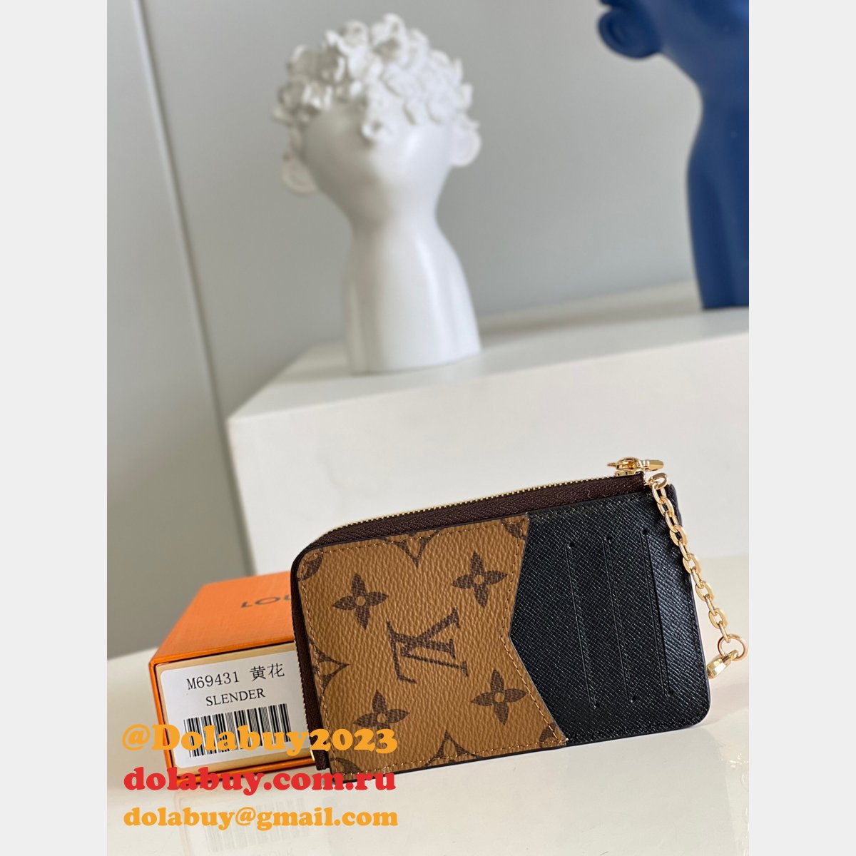 Replica Louis Vuitton Monogram Canvas Wallets M69431 Men