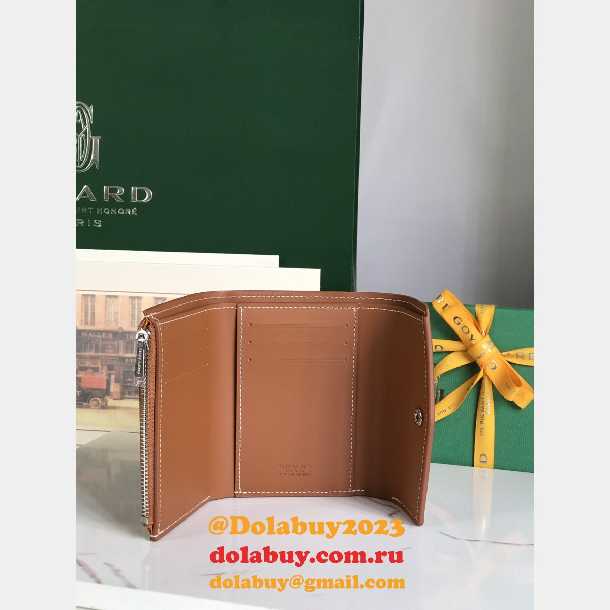Top Quality Goyardine Saint-Gabriel wallet
