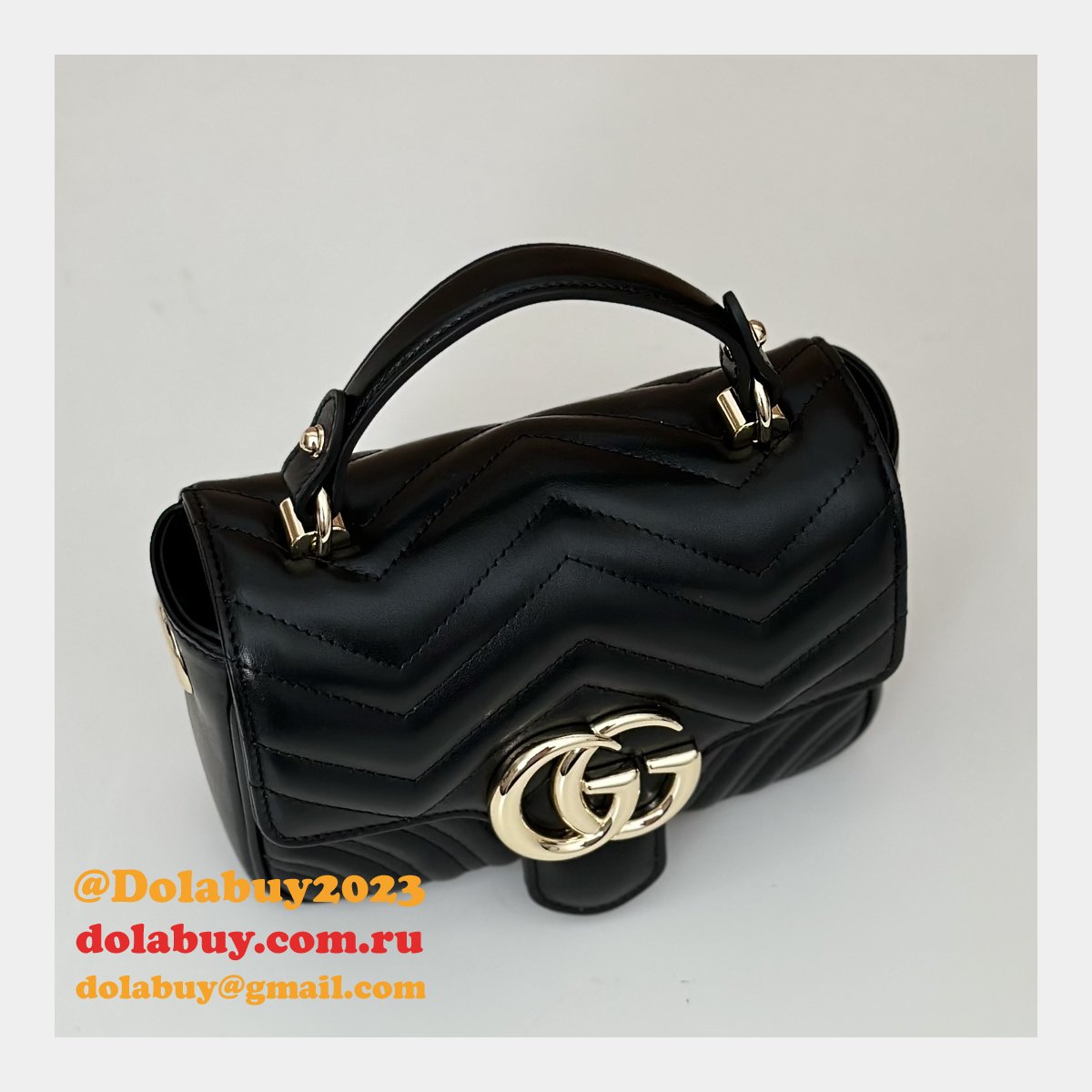 Best GG Marmont Gucci 811238 Top Handle Knockoff Bag