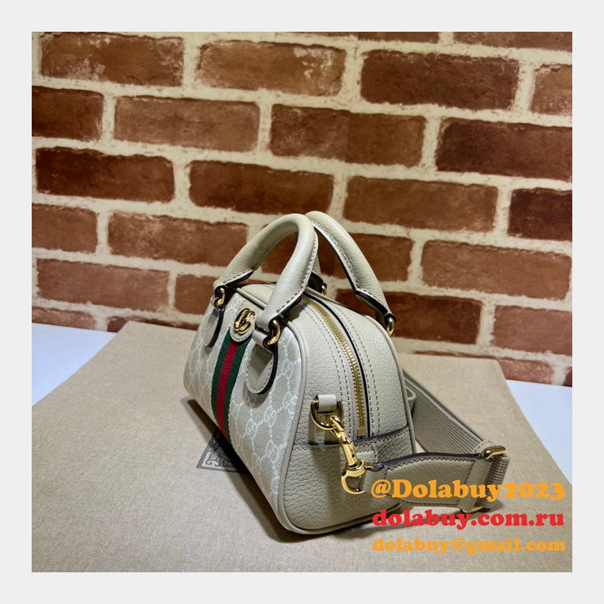 Gucci Designer Ophidia 724606 GG Top Handle Replica Bag