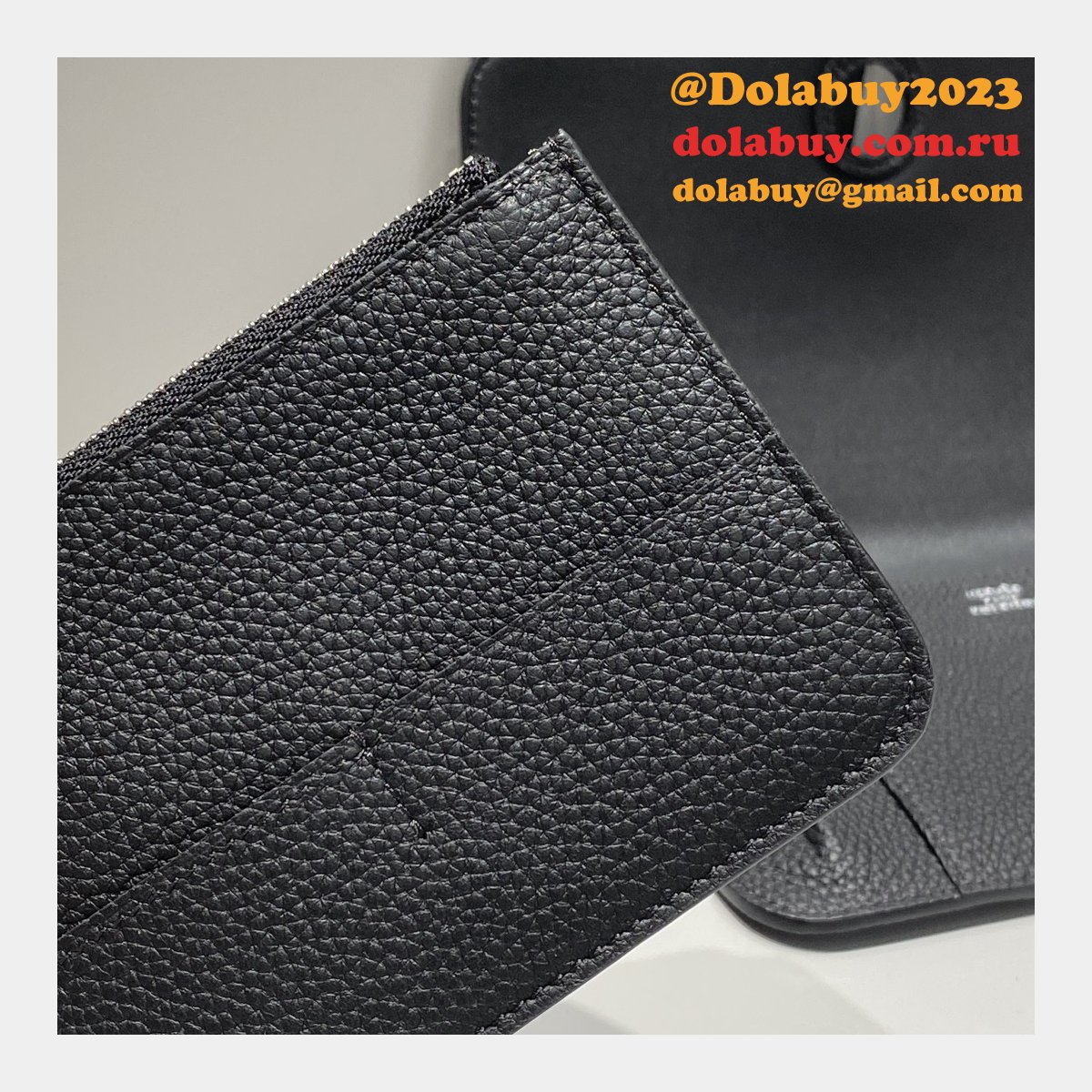 Luxury 1:1 Mirror Hermes Togo Passport Holder