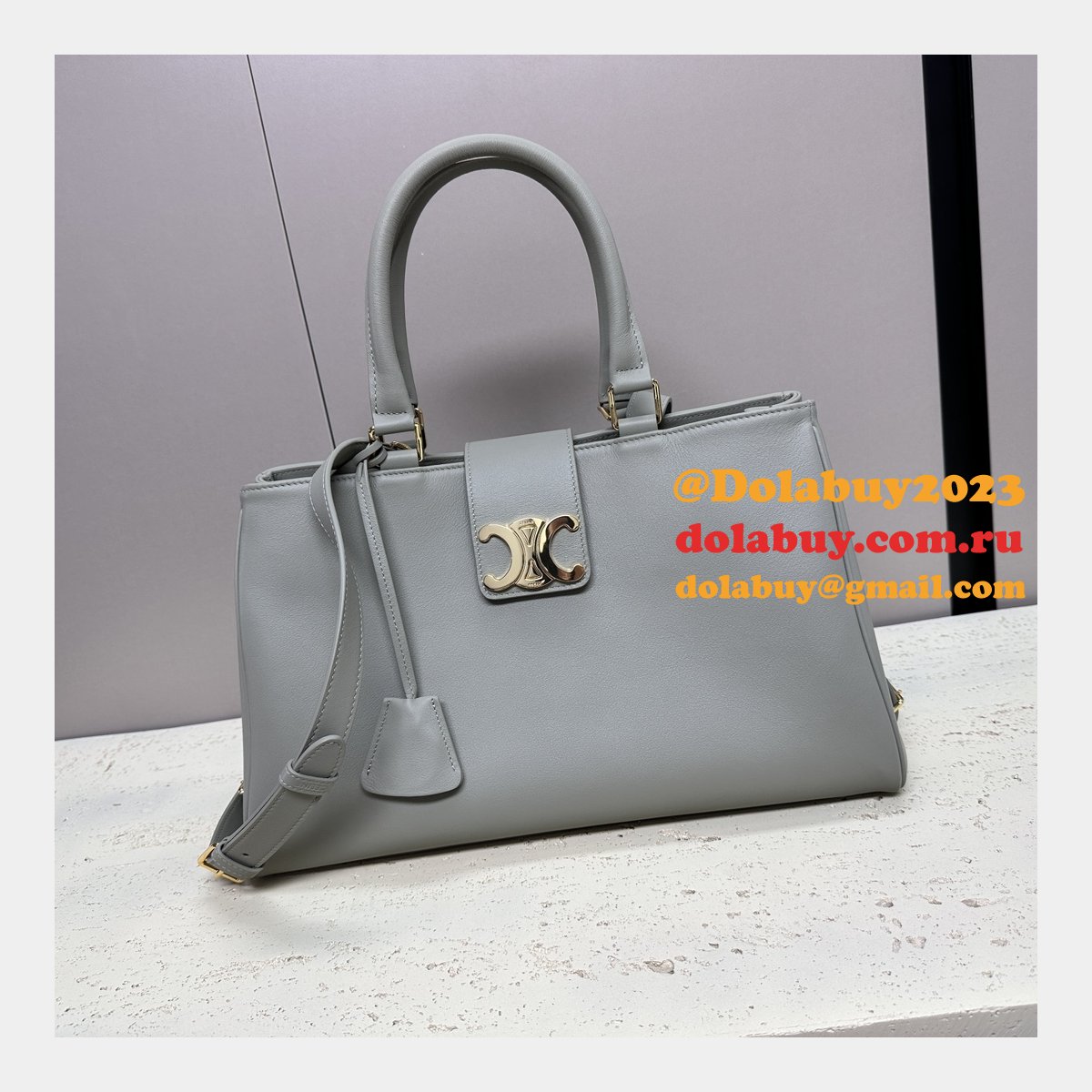 More Perfect Lines Medium Appoline 114963 High Quality Fake Bag