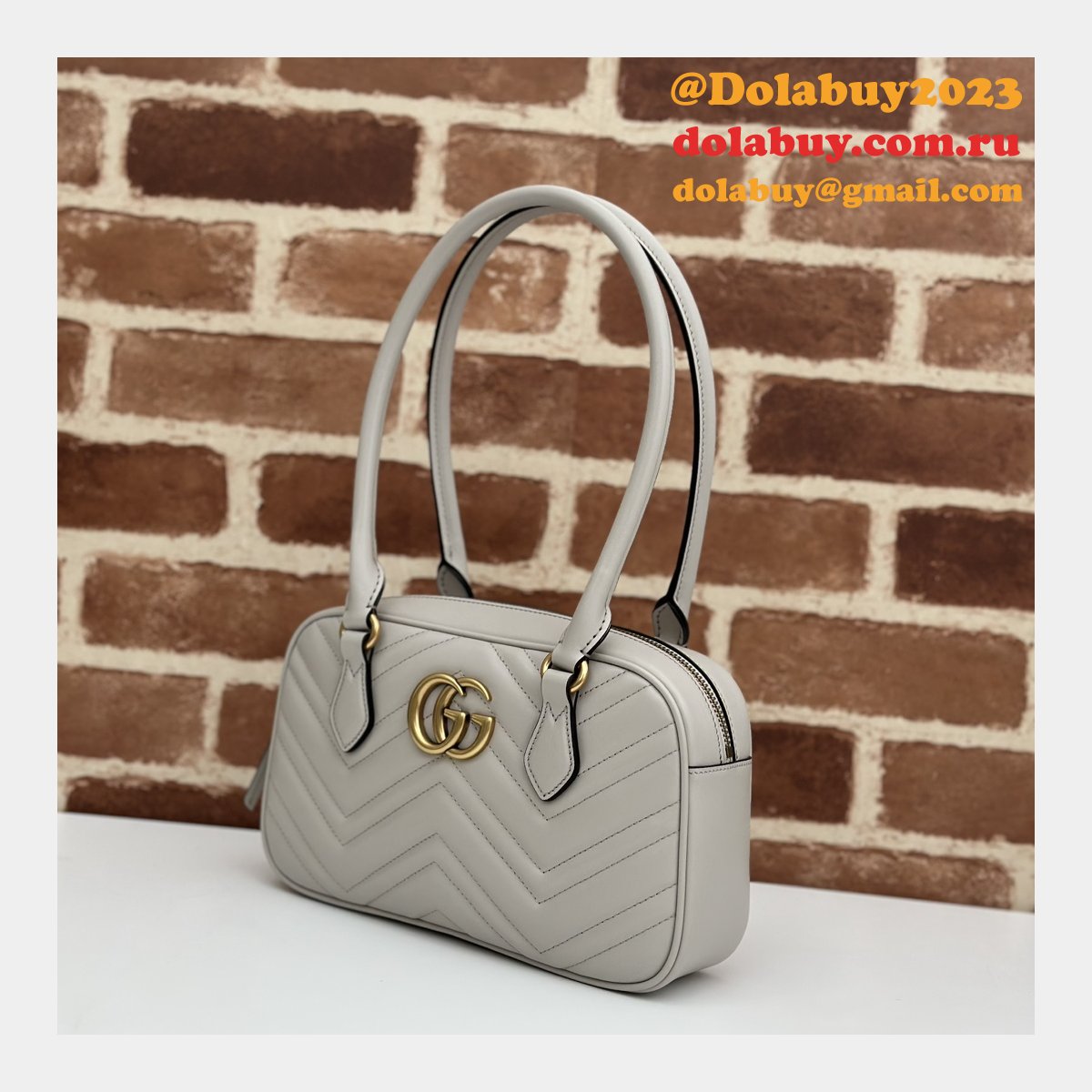 Inspired GG Marmont Gucci Knockoff Top Handle 795199 Bag