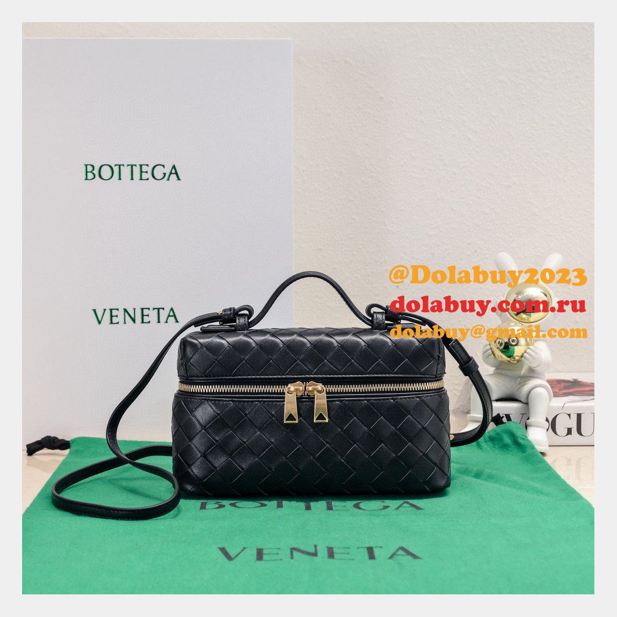 Luxury BOTTEGA VENETA 1:1 Mirror Vanity Case 789109