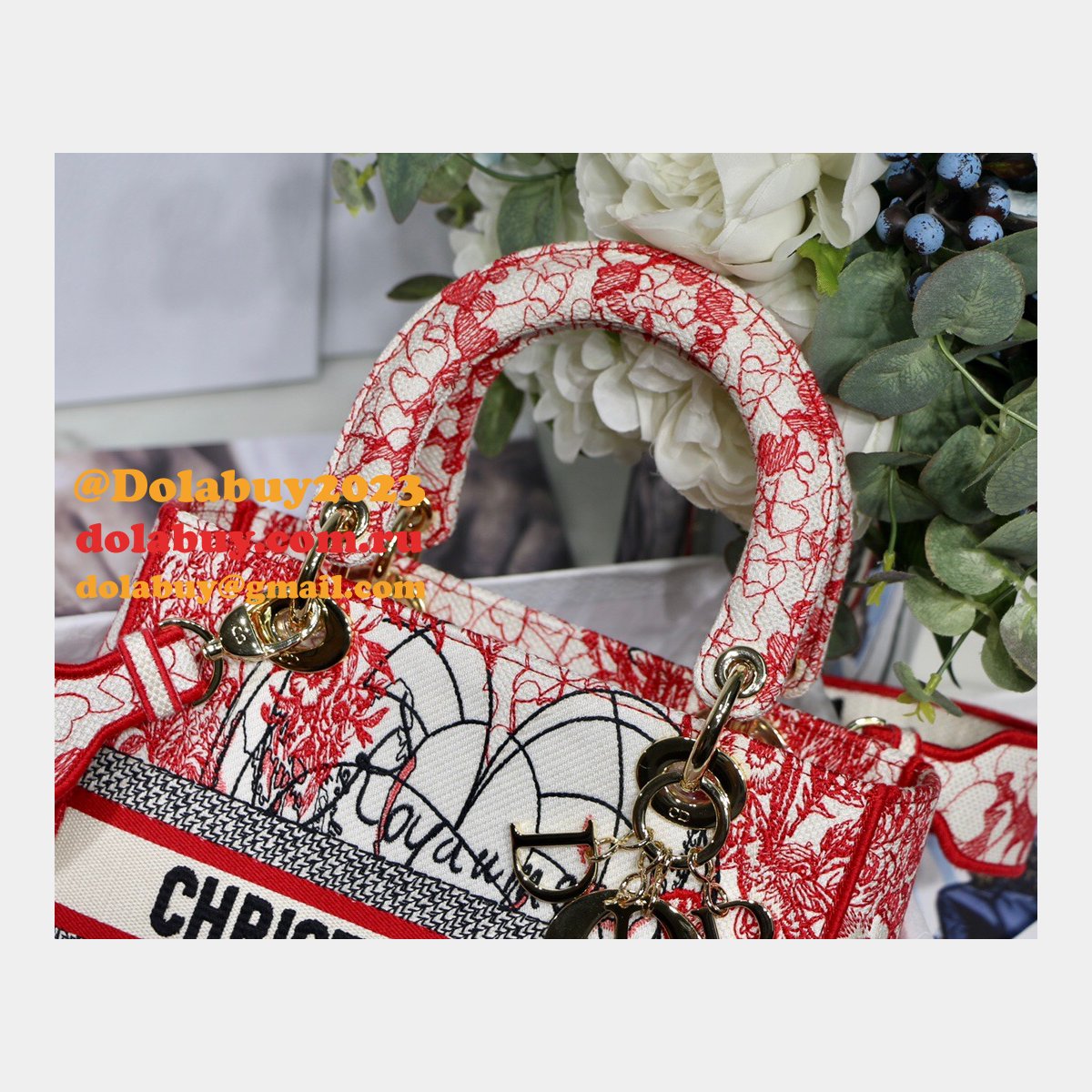 UK Quality Designer Replica Christian Dior Lady Dior 24cm Handbags Bags