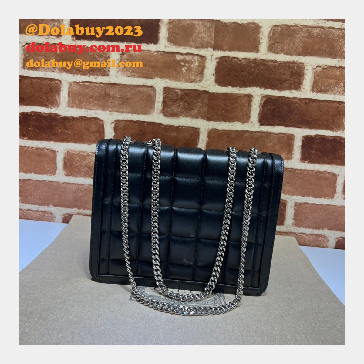 G*u*i designer deco chain shoulder 740834 replica bag