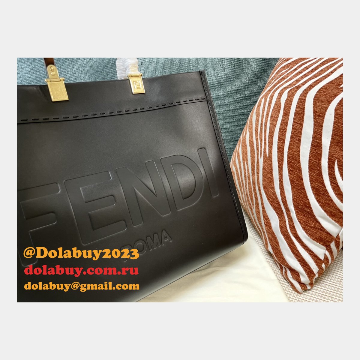 Best Knockoff FENDI TOTE Sunshine SMALL HANDBAG