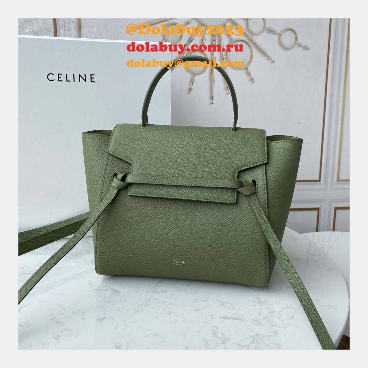 Designer 2024 Best High Quality Celine Catfish Bun Replica Belt Bag